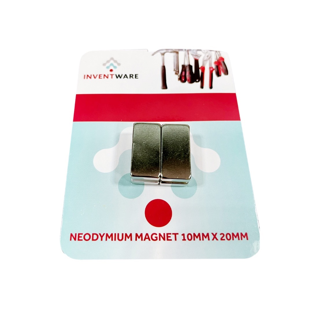 Inventware 10MM X 20MM Neodymium Magnet 4PC/Pack